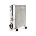 Pifco 2kW 9 Fin Oil Filled Radiator with Timer White - PIF203878