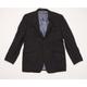 Ted Baker Mens Black Striped Rayon Jacket Suit Jacket Size 42