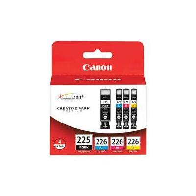 Canon 4530B008 PGI-225 Black CLI-226 Color Ink Tanks - Pack Of 4