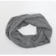 Peacocks Womens Grey Knit Scarf - Snood