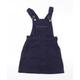 Miss Selfridge Womens Blue Denim Pinafore/Dungaree Dress Size 8