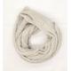 Takko Fashion Womens Beige Knit Scarf - Snood