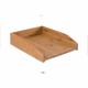 Osco Bamboo Stacking Letter Tray, none