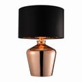 Waldorf Table Lamp Copper Glass, E27