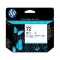 HP 72 Grey and Photo Printhead Inkjet Cartridge Black, black