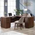 Teknik Office Elstree L-Shaped Desk, Mahogany