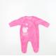 George Girls Pink Colourblock Babygrow One-Piece Size 0-3 Months - pepper pig