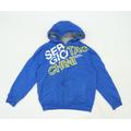 Sergio Tacchini Boys Blue Full Zip Hoodie Size L