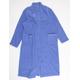 Lady Olga Womens Blue Solid Polyester Top Nightshirt Size 14 Button