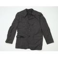 Pierre Cardin Mens Grey Striped Jacket Suit Jacket Size 50