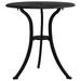 Patio Table Black 24.4 x24.4 x25.6 Cast Aluminum Outdoor Tables