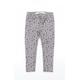 Denim & Co. Girls Grey Denim Skinny Jeans Size 4-5 Years - Star print
