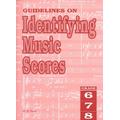 Guidelines on Identifying Music Scores