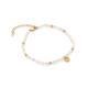 Hot Diamonds x Jac Jossa Calm Gold Plated Sterling Silver Pearl Lunar Bracelet - Gold