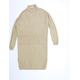 Miss Selfridge Womens Brown Knit Jumper Dress Size 8