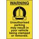 Clamping Warning Sign - Self Adhesive Sticky Sign (400 x 600mm)