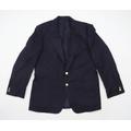 St Michael Mens Wool Blend Blue Blazer 40 Chest (Regular)