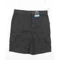PEP&co Boys Grey Polyester Chino Shorts Size 11-12 Years Regular - School Shorts