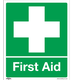 Sealey Self Adhesive Vinyl First Aid Sign