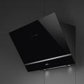 Smeg KV28N KV28N 80cm Angled Chimney Hood Black