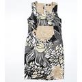 bonprix Womens Brown Floral Pencil Dress Size 12