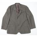 F&F Mens Brown Rayon Jacket Suit Jacket Size 48