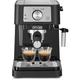 Delonghi Stilosa Barista Espresso Machine & Cappuccino Maker - Black/Silver