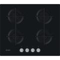 Indesit 60cm 4 Burner Gas on Glass Hob - Black