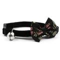 Ancol Vintage Bow Buckle Black Cat Collar - 20-30cm