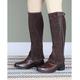 Moretta Child Suede Half Chaps Brown - Extra Large