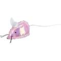 Trixie Fabric and Catnip Glitter Mouse Cat Toy - 7cm