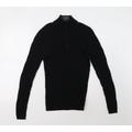 Express Mens Black Pullover Sweatshirt Size L