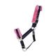 Hy Two Tone Faux Fur Head Collar - Navy/Pink - Cob