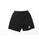 adidas Mens Black Polyester Sweat Shorts Size S L8 in Regular - STRECHY WAISTBAND