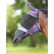 Shires Deluxe Fly Mask With Ears and Nose Purple - Pony