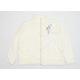 Anne de Lancay Womens Size L Fleece Floral White Jacket