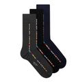 3 Pack Vittore Socks - Grey / Black / Navy