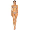 Burberry Cobb Bikini Set in Archive Beige Check - Neutral. Size S (also in L, XS).