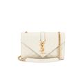 Saint Laurent Small Envelope Chain Bag in Blanc Vintage - Cream. Size all.