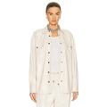 Isabel Marant Etoile Berny Shacket in Chalk - Cream. Size 42 (also in 34, 38).