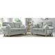 Vulcan Straw Fabric Sofa Suite | 3 + 2 large sofa | DesignerSofas4U