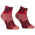 Ortovox - Women's All Mountain Quarter Socks - Merino socks size 42-44, red