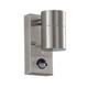 Endon EL-40063 Canon PIR Outdoor Down Wall Light In Stainless Steel Finish IP44