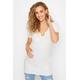 Lts Tall Maternity White Puff Sleeve Top 22-24 Lts | Tall Women's Maternity Tops