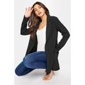 Lts Tall Black Scuba Longline Blazer 10 Lts | Tall Women's Blazer Jackets