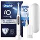 Oral B iO5 White Electric Toothbrush Designed By Braun - Toothbrush + 8 Refills