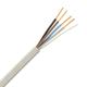 Zexum White 2.5mm 24A 4 Core & Earth Brown Black Grey Blue Fire Resistant Rated BASEC Approved Power Cable - 5 Meter