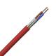 Zexum Red 2.5mm 24A 2 Core & Earth Brown Blue Fire Resistant Rated BASEC Approved Power Cable - 50 Meter