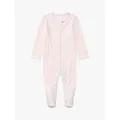 Ralph Lauren Baby Rose Bud Trim Coverall, Delicate Pink