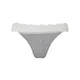 John Lewis ANYDAY Lace Trim Tanga Knickers, Pack of 3